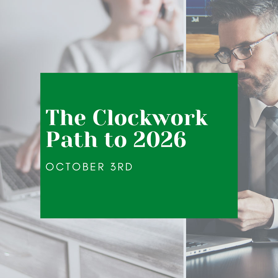 Clockwork path to 2026